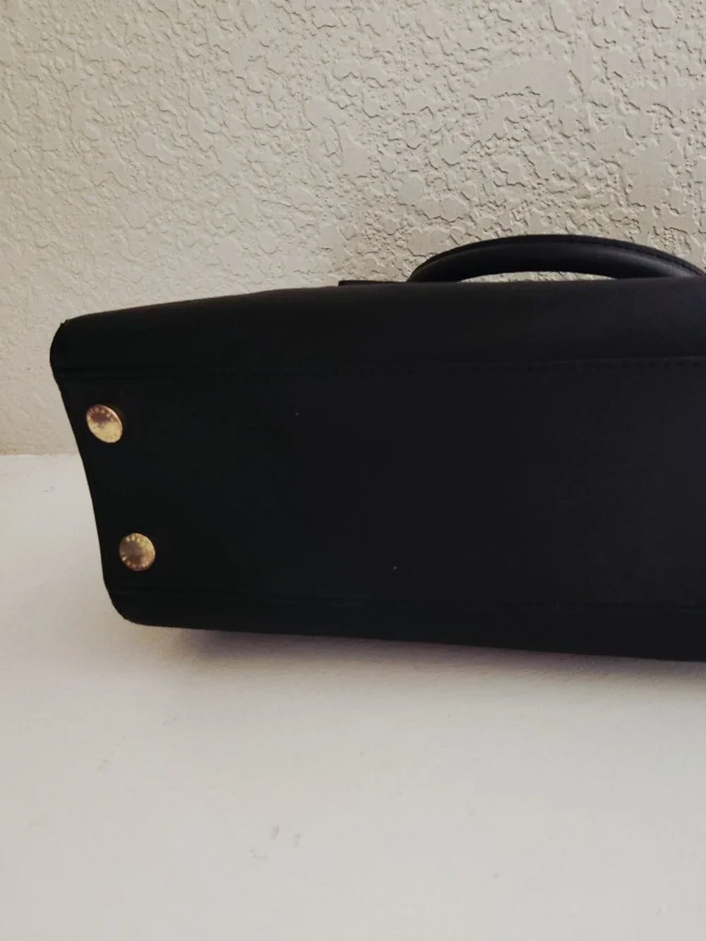 Michael Kors Black Leather Handbag Purse Satchel